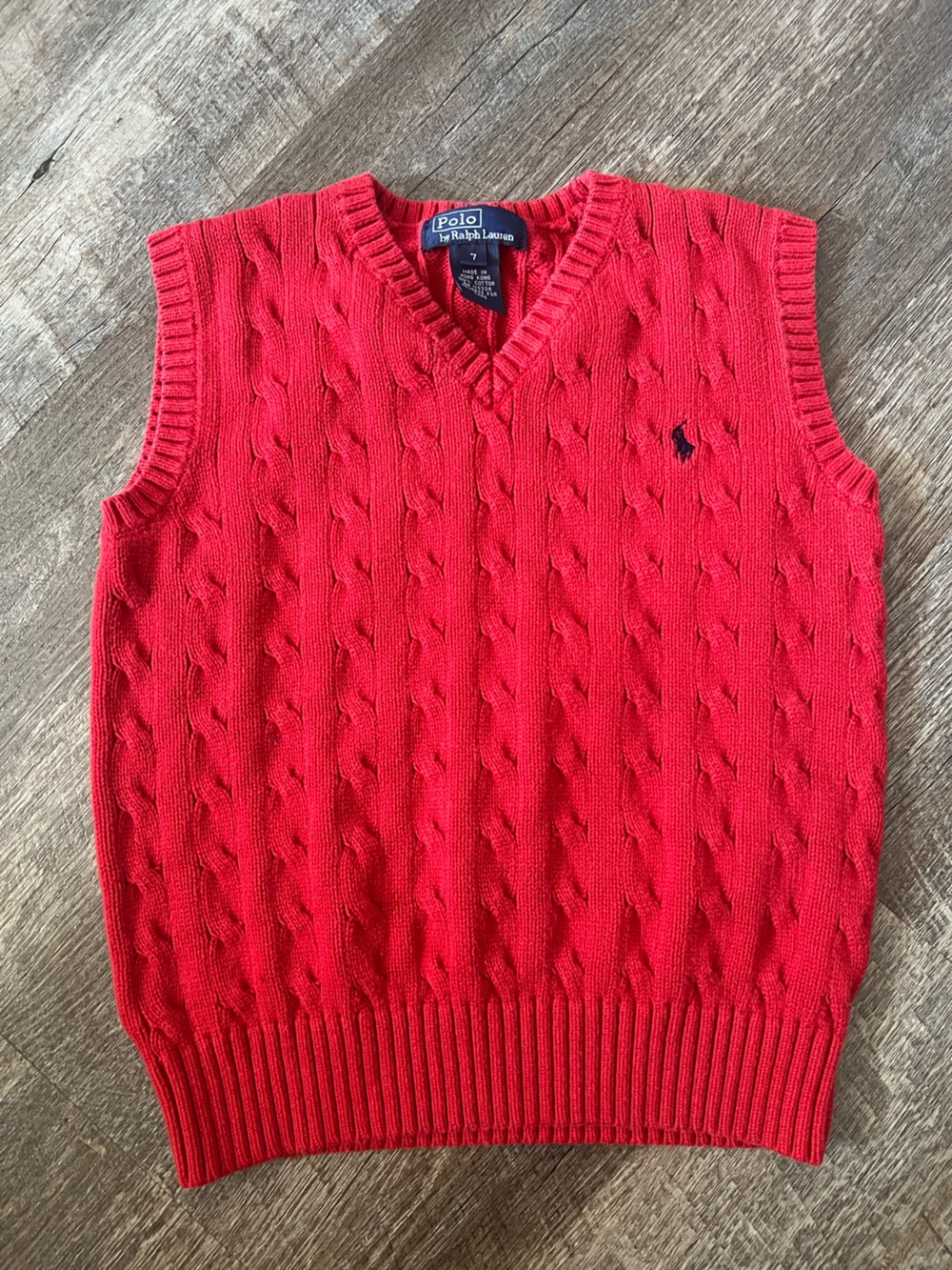 Polo Ralph Lauren Sweater Vest- Boys Size 7